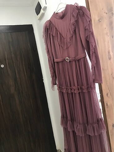 l Beden bordo Renk Abaya