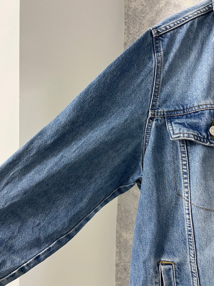 kadın kot ceket - Görsel 2