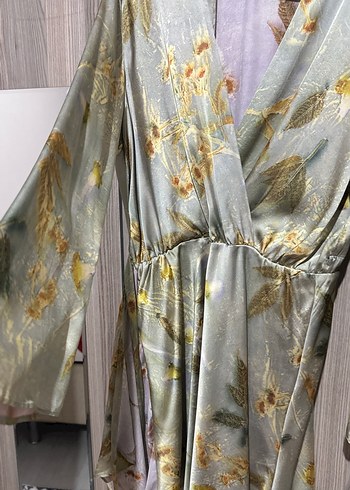 Zara saten elbise mini - Görsel 4