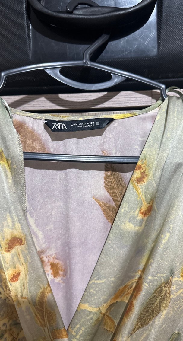 Zara saten elbise mini - Görsel 2