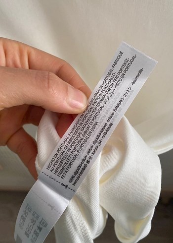 Massimo Dutti Massum dutti kirem Kısa Kollu Basic Pamuklu Tişört