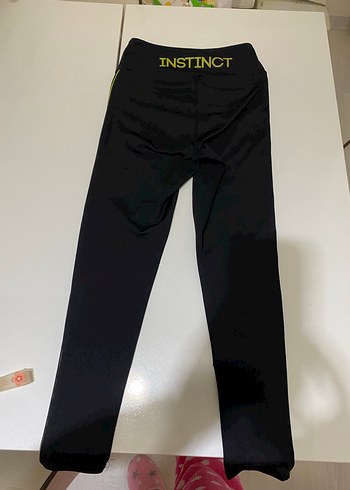 Siyah kız çocuk Spor Tayt - Görsel 2