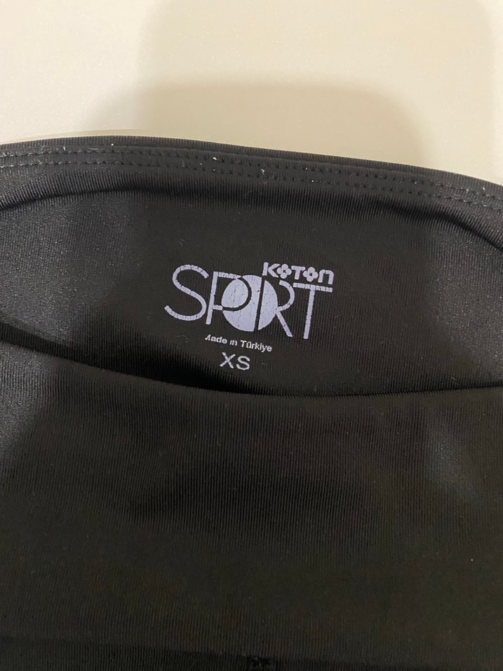 Siyah kız çocuk Spor Tayt - Görsel 5