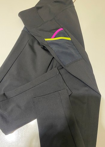 ÇocukSiyah Spor Tayt Velcro Detaylı - Görsel 6