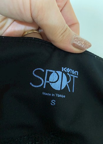 ÇocukSiyah Spor Tayt Velcro Detaylı - Görsel 4