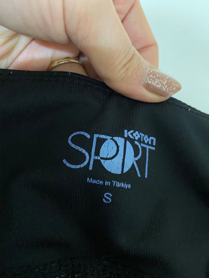 ÇocukSiyah Spor Tayt Velcro Detaylı - Görsel 4