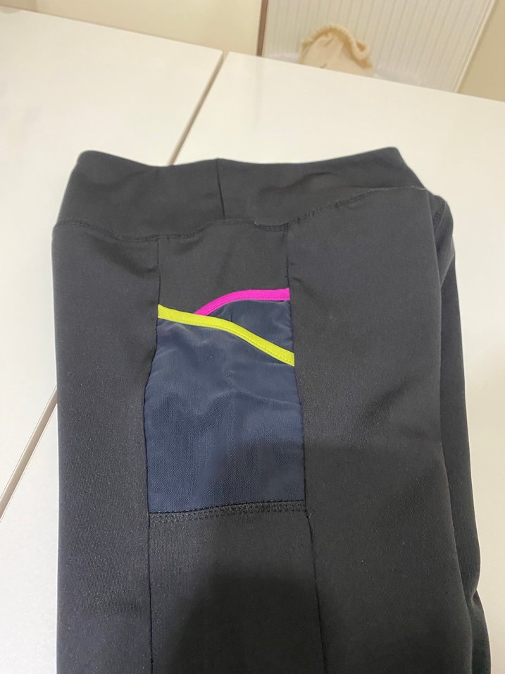 ÇocukSiyah Spor Tayt Velcro Detaylı - Görsel 3