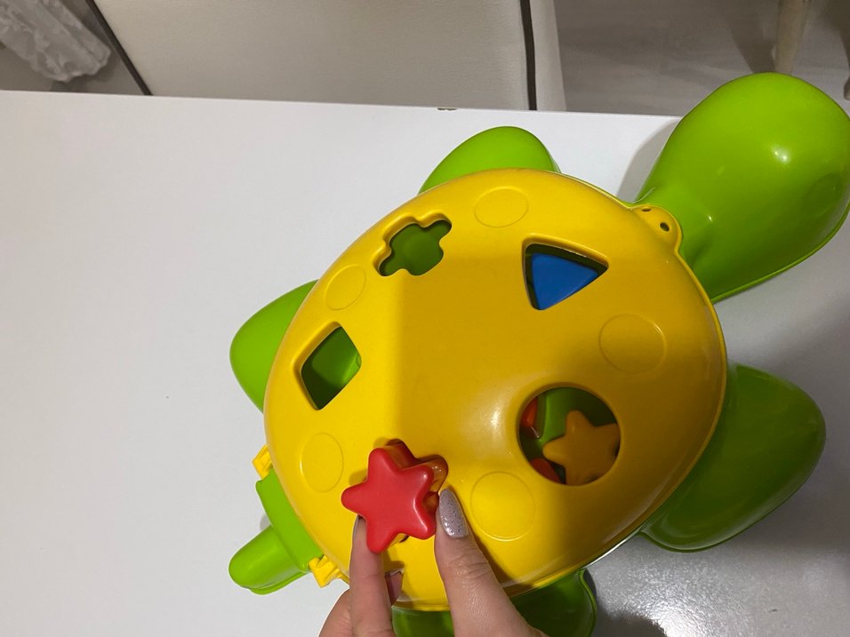 Renkli Kaplumbağa Şekilli Eğitici Oyuncak - Görsel 5