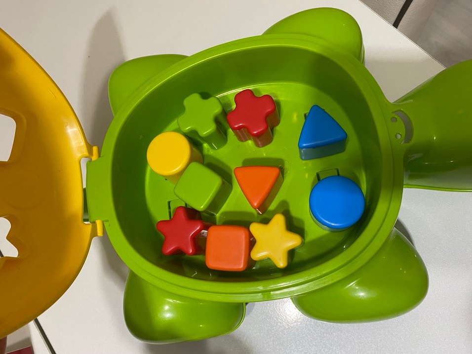 Renkli Kaplumbağa Şekilli Eğitici Oyuncak - Görsel 3