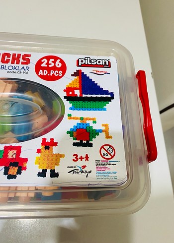 Çok Renkli 256 Parça Lego Blok Seti - Görsel 2