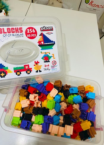 Çok Renkli 256 Parça Lego Blok Seti - Görsel 5