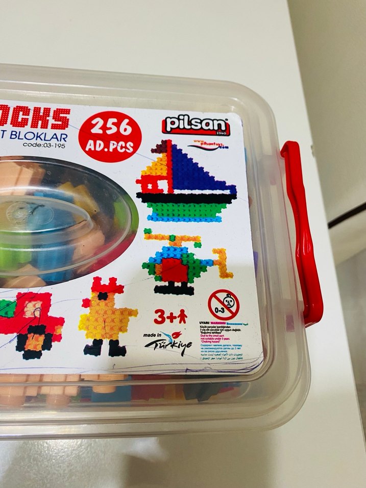 Çok Renkli 256 Parça Lego Blok Seti - Görsel 2