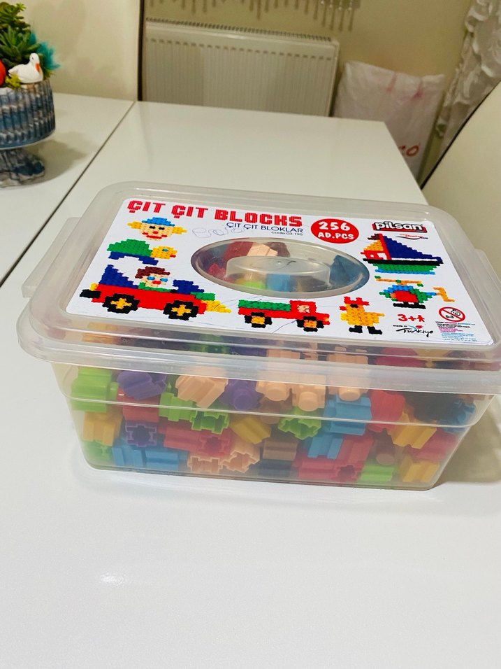 Çok Renkli 256 Parça Lego Blok Seti - Görsel 3