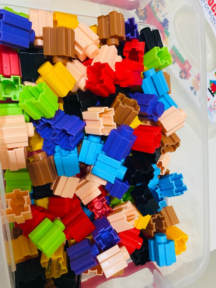 Çok Renkli 256 Parça Lego Blok Seti - Görsel 4