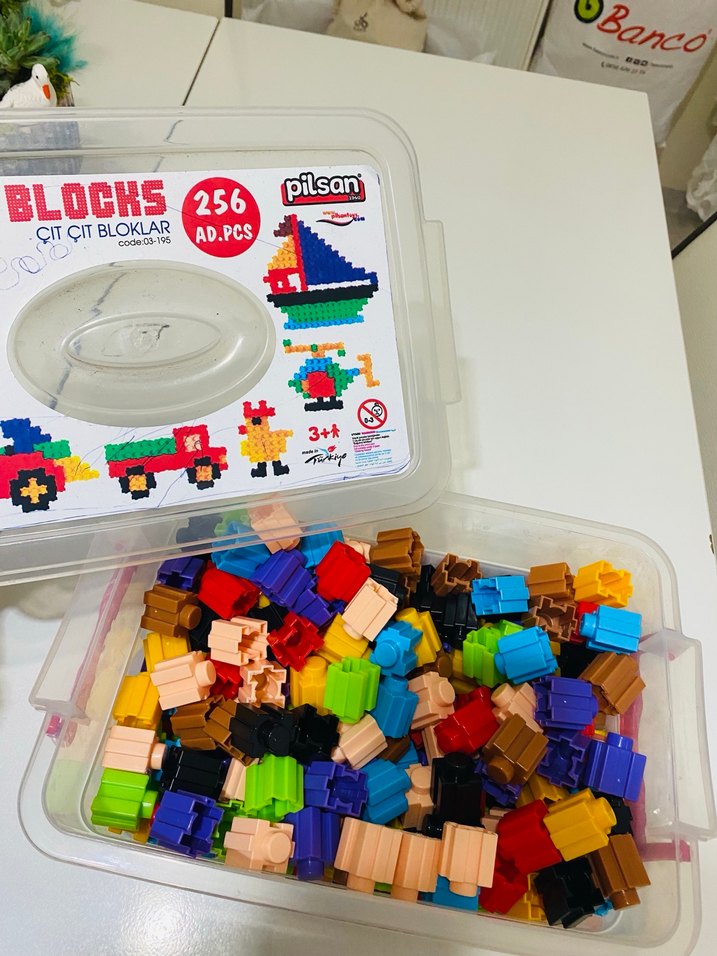 Çok Renkli 256 Parça Lego Blok Seti - Görsel 5