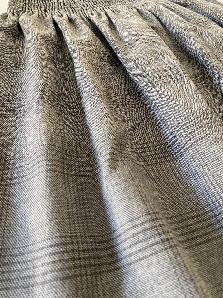 Gri Midi Pilili Etek - Görsel 5