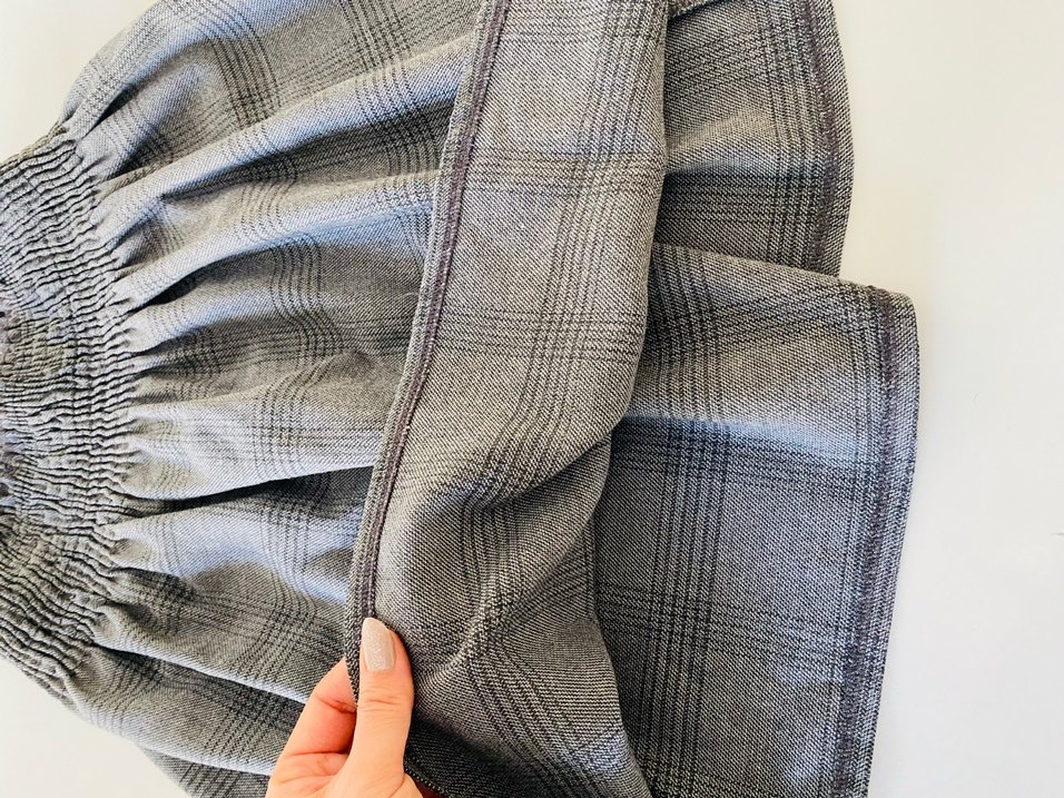 Gri Midi Pilili Etek - Görsel 4