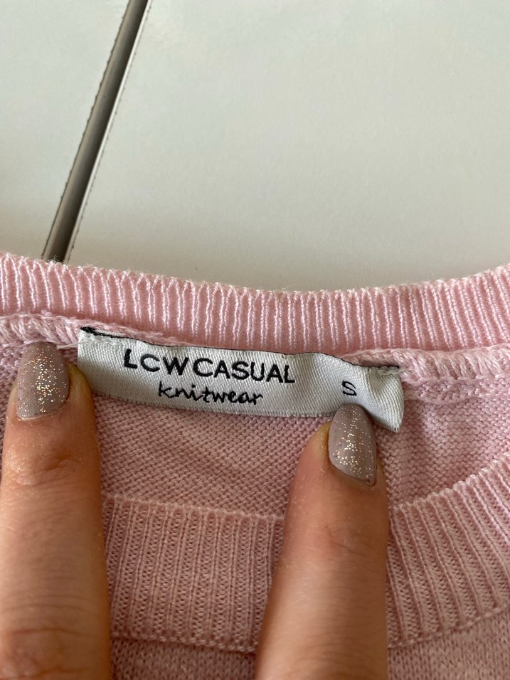 Kadın Pembe Basic Sweatshirt - Görsel 2