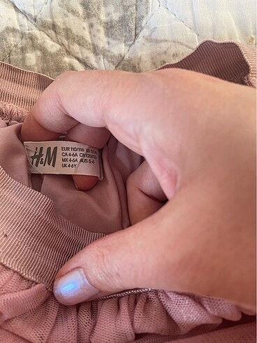 6 Yaş Beden H&M tüllü etek