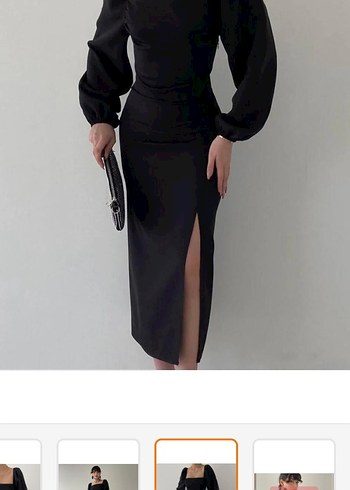 Siyah Gotik Uzun Drapeli Gece Elbisesi