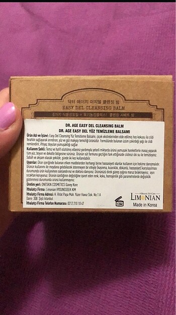 Beden Renk Dr. Age Limonian yağ bazlı temizleyici