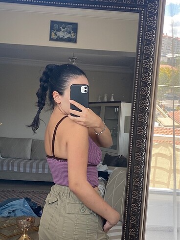 Koton örgü crop