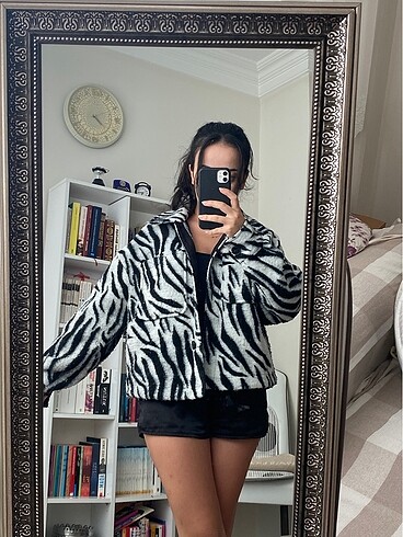 Bershka zebra desenli ceket