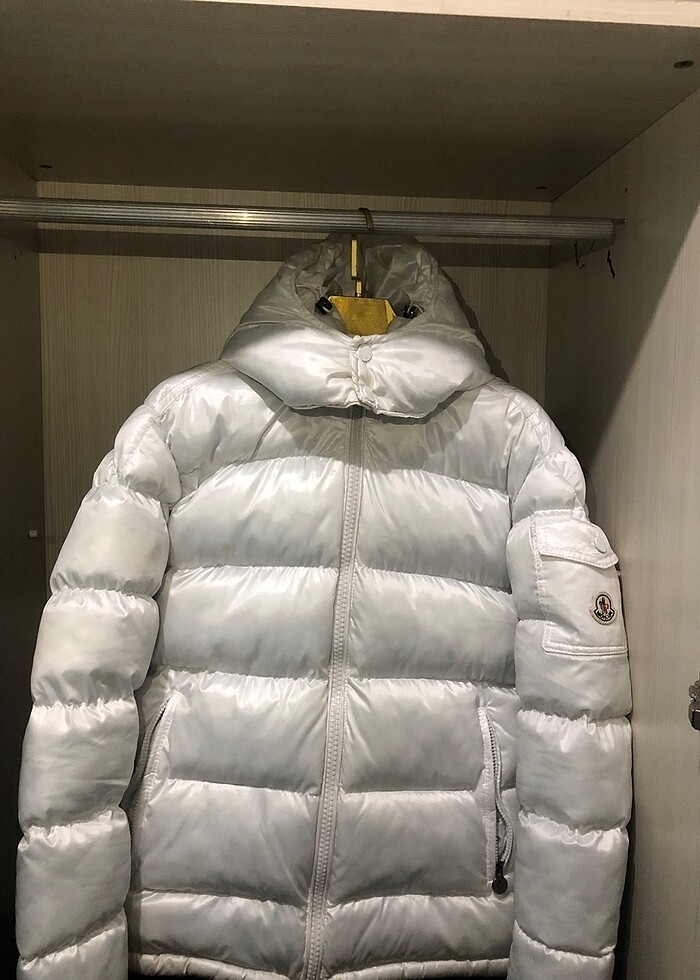 Moncler beyaz mont - Görsel 4