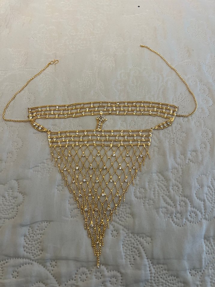 Zincir peçe yüz maskesi - Görsel 3