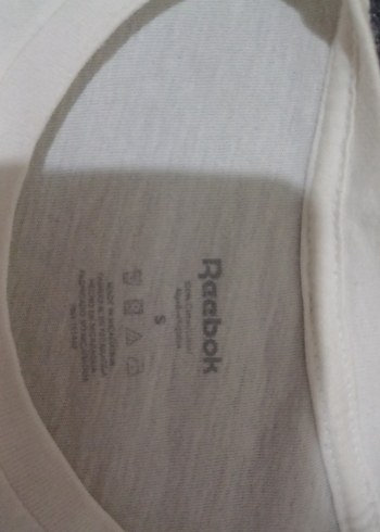 Beyaz Reebok Baskılı kadın Tişört - Görsel 2