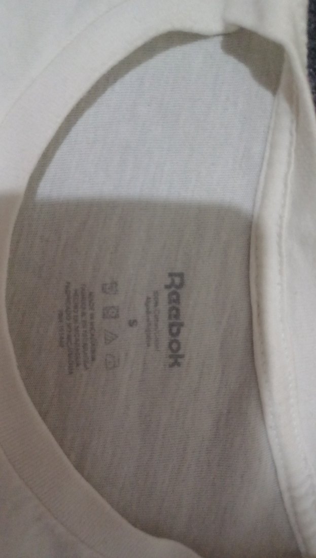 Beyaz Reebok Baskılı kadın Tişört - Görsel 2