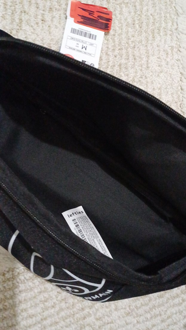 Fermuarlı Siyah bel çantası - Görsel 4