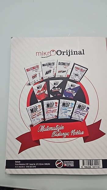  AYT MIKROORJINAL MATEMATIK SORU BANKASI