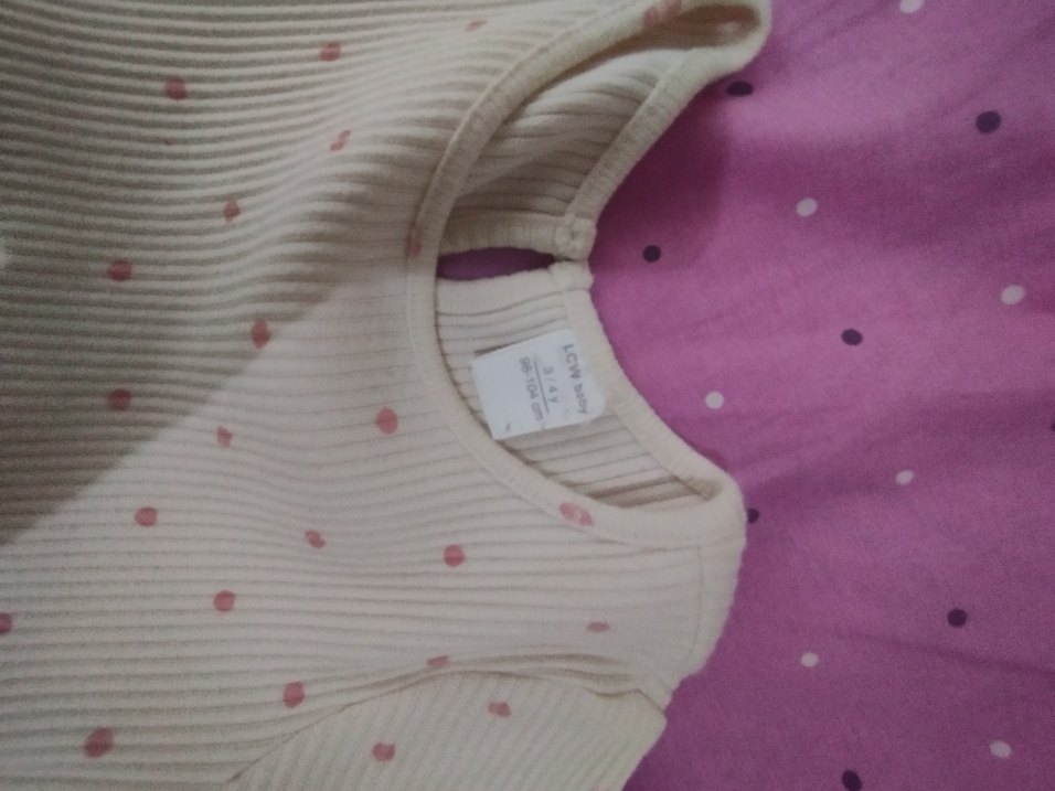 Pembe Uzun Kollu Kız Elbisesi - Görsel 2