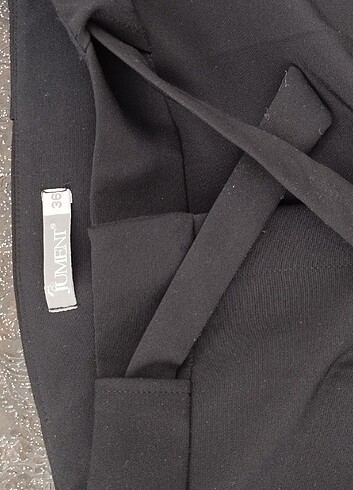 Siyah kumaş pantolon - Görsel 2
