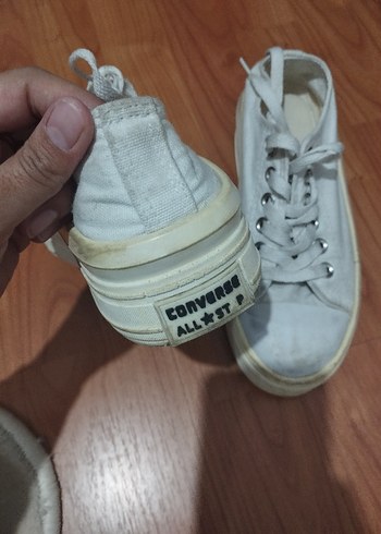 Beyaz Converse Kadın Spor Ayakkabı - Görsel 3