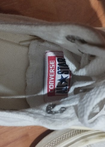 Beyaz Converse Kadın Spor Ayakkabı - Görsel 4