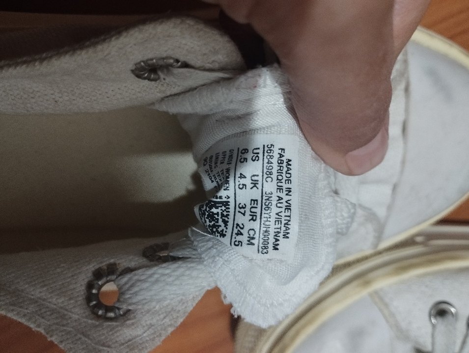 Beyaz Converse Kadın Spor Ayakkabı - Görsel 5