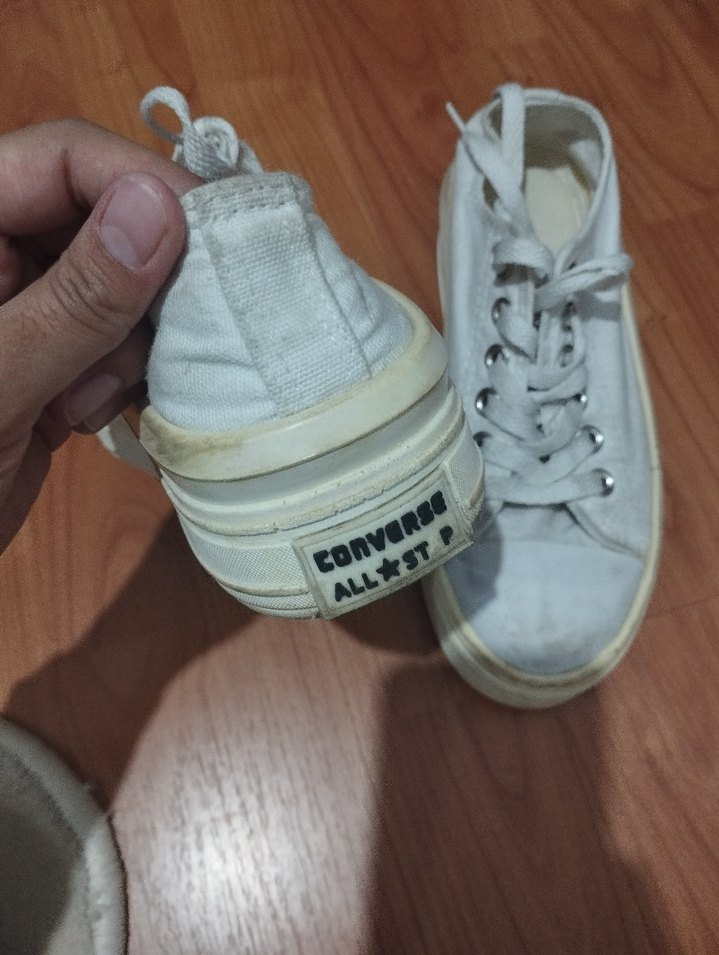 Beyaz Converse Kadın Spor Ayakkabı - Görsel 3