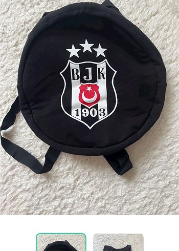 Diğer Besiktas Siyah Yuvarlak Spor Canta