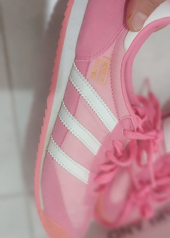 38 Beden pembe Renk Orijinal Adidas Pembe Bağcıklı Kadın Spor Ayakkabı