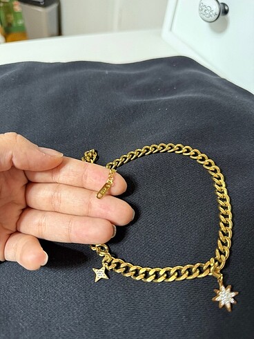 Accessorize Çelik gold kolye