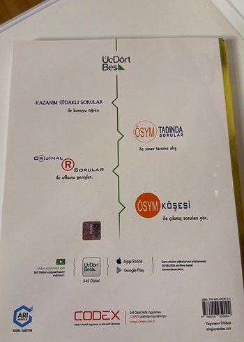 TYT Coğrafya Soru Bankası ÜçDörtBeş