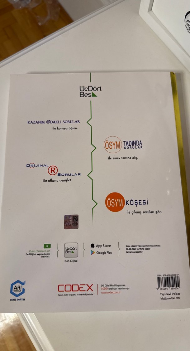 TYT Coğrafya Soru Bankası ÜçDörtBeş - Görsel 2