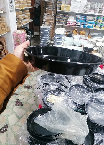  Beden siyah Renk Fırın kabı 