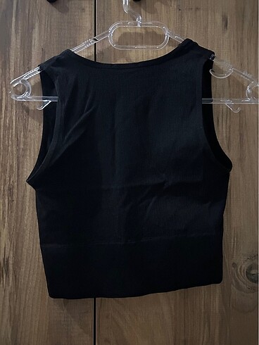 Bershka Siyah crop