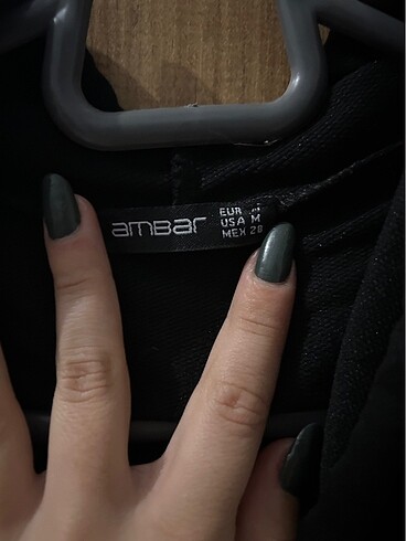 m Beden Siyah sweatshirt