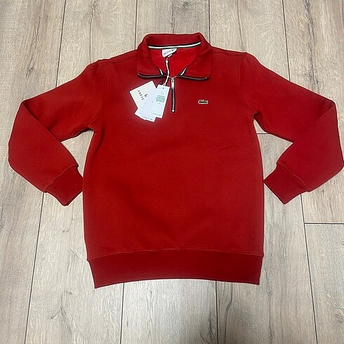 LACOSTE PREMİUM YARIM ZİP SWEATSHİRT