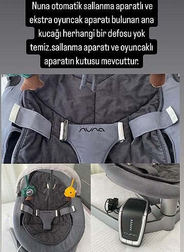  Beden Renk NUNA LEAF EV TİPİ ANA KUCAGI OTOMATİK