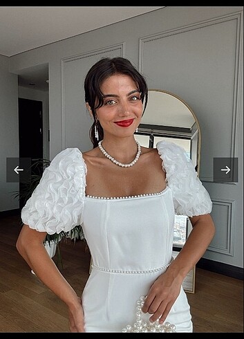 JANELL L BEDEN MİDİ ELBİSE